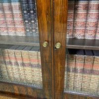 Quality Victorian Rosewood Antique Glazed Display Cabinet / Bookcase (2 of 9) Quality Victorian Rosewood Antique Glazed Display Cabinet / Bookcase (2 of 9)