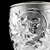 Antique Victorian Solid Silver Beaker / Cup with Superb Naturalistic Grapevine Design - Barnard 1871 (6 of 16) Antique Victorian Solid Silver Beaker / Cup with Superb Naturalistic Grapevine Design - Barnard 1871 (6 of 16)