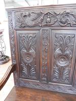 Country Oak Carved Settle Depicting Phoenix 1750 (4 of 13) Country Oak Carved Settle Depicting Phoenix 1750 (4 of 13)