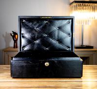 George V John Peck Black Morocco Leather Despatch Box (3 of 12) George V John Peck Black Morocco Leather Despatch Box (3 of 12)