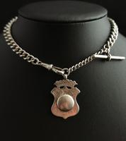 Antique Victorian Silver Albert Chain, Watch Chain (3 of 12) Antique Victorian Silver Albert Chain, Watch Chain (3 of 12)