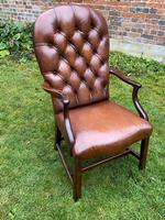 Buttoned Leather Armchair (7 of 8) Buttoned Leather Armchair (7 of 8)