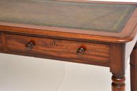 Antique Victorian Mahogany Leather Top Writing Table / Desk (4 of 10) Antique Victorian Mahogany Leather Top Writing Table / Desk (4 of 10)