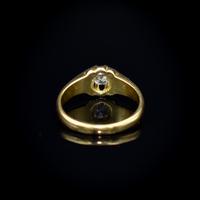 Antique Old Cut Diamond Solitaire Belcher 18ct Gold Ring (8 of 10) Antique Old Cut Diamond Solitaire Belcher 18ct Gold Ring (8 of 10)