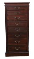 Antique Mahogany Wellington Chest of 8 Drawers – Fine Quality c.1915 (1 of 8)