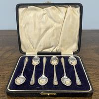 Box of 6 x Silver Hallmarked Coffee Spoons