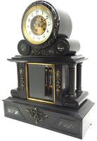 Fine Antique French Slate & Marble Regulator Mantel Clock 8 Day Striking Mantle Clock with Visible Jewelled Escapement (8 of 12) Fine Antique French Slate & Marble Regulator Mantel Clock 8 Day Striking Mantle Clock with Visible Jewelled Escapement (8 of 12)