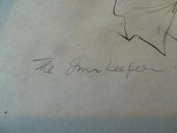 William Papas " Inn Keeper " Ink Drawing 1970's - 2 of 6 Listed (7 of 7) William Papas " Inn Keeper " Ink Drawing 1970's - 2 of 6 Listed (7 of 7)