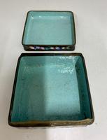 Antique Oriental Cloisonné Enamel Box c.1890 (7 of 8) Antique Oriental Cloisonné Enamel Box c.1890 (7 of 8)