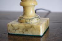 Antique Pair of Alabaster Table Lamps (9 of 10) Antique Pair of Alabaster Table Lamps (9 of 10)