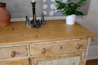 19th Century Painted Pine Cupboard with Two Drawers (12 of 22) 19th Century Painted Pine Cupboard with Two Drawers (12 of 22)