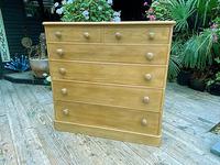 Beautiful Old Pine Chest Of Six Drawers / Sideboard (3 of 8) Beautiful Old Pine Chest Of Six Drawers / Sideboard (3 of 8)