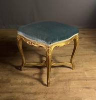Beautiful French Giltwood Dressing Table Stool (4 of 12) Beautiful French Giltwood Dressing Table Stool (4 of 12)