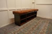 Long Mahogany Chesterfield Hall Seat Shoe Tidy (4 of 8) Long Mahogany Chesterfield Hall Seat Shoe Tidy (4 of 8)