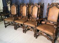 Quality Set of Eight Carolean Style Oak Dining Chairs (8 of 22) Quality Set of Eight Carolean Style Oak Dining Chairs (8 of 22)