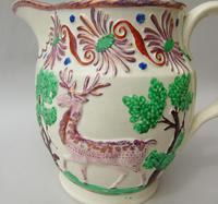 Attractive Pink Lustre Creamware Jug With Deer c.1820 (7 of 7) Attractive Pink Lustre Creamware Jug With Deer c.1820 (7 of 7)