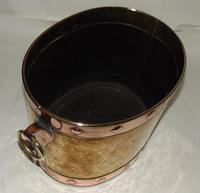 Victorian Copper & Brass Log Bin (3 of 5) Victorian Copper & Brass Log Bin (3 of 5)