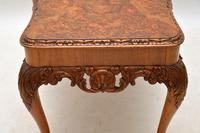Antique Burr Walnut Queen Anne Style Coffee Table (6 of 10) Antique Burr Walnut Queen Anne Style Coffee Table (6 of 10)