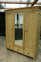 Superb! Old Triple Door 'Knock Down' Pine Combination Wardrobe - We Deliver! (11 of 11) Superb! Old Triple Door 'Knock Down' Pine Combination Wardrobe - We Deliver! (11 of 11)