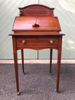 Edwardian Inlaid Mahogany Writing Desk (7 of 10) Edwardian Inlaid Mahogany Writing Desk (7 of 10)