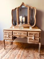 French Antique Dressing Table / Vintage Dressing Table / Louis XV Style Vanity (6 of 6) French Antique Dressing Table / Vintage Dressing Table / Louis XV Style Vanity (6 of 6)