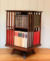 Edwardian Small Proportioned Low Mahogany Revolving Bookcase (3 of 10) Edwardian Small Proportioned Low Mahogany Revolving Bookcase (3 of 10)