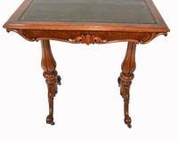 Victorian Writing Table Walnut Tulip Leg Desk c.1880 (3 of 10) Victorian Writing Table Walnut Tulip Leg Desk c.1880 (3 of 10)