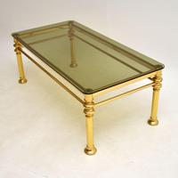 Vintage 1970’s Brass & Glass Coffee Table (7 of 7) Vintage 1970’s Brass & Glass Coffee Table (7 of 7)