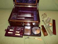Quality Edge Bound Rosewood Gents Fitted Dressing Box c.1850 (9 of 16) Quality Edge Bound Rosewood Gents Fitted Dressing Box c.1850 (9 of 16)