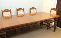 Antique Victorian Oak Extending Dining Table Eight to Ten Seater (3 of 14) Antique Victorian Oak Extending Dining Table Eight to Ten Seater (3 of 14)