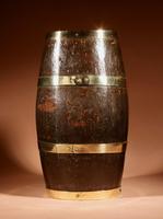 19th Century Original Coopered Oak Barrel Stick / Umbrella Stand. (4 of 6) 19th Century Original Coopered Oak Barrel Stick / Umbrella Stand. (4 of 6)