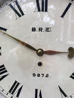 Antique Mahogany Fusee Railway Station Dial Clock (2 of 10) Antique Mahogany Fusee Railway Station Dial Clock (2 of 10)