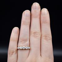 Antique Old Cut Diamond Five Stone 18ct 18K Yellow Gold and Platinum Ring (8 of 10) Antique Old Cut Diamond Five Stone 18ct 18K Yellow Gold and Platinum Ring (8 of 10)