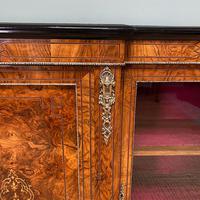 Spectacular Figured Walnut Victorian Break Fronted Antique Credenza (3 of 10) Spectacular Figured Walnut Victorian Break Fronted Antique Credenza (3 of 10)