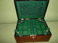 Large Figured Walnut Inlaid Jewellery Box + Tray c.1875 (6 of 12) Large Figured Walnut Inlaid Jewellery Box + Tray c.1875 (6 of 12)