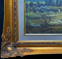 Original 1960s Vintage Antique Country Equestrian Farming Landscape Oil Painting (9 of 11) Original 1960s Vintage Antique Country Equestrian Farming Landscape Oil Painting (9 of 11)
