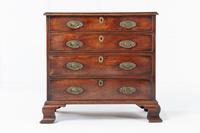 18th Century English Mahogany Chest of Drawers with Oversized Ogee Feet (2 of 6) 18th Century English Mahogany Chest of Drawers with Oversized Ogee Feet (2 of 6)