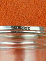 Antique Sterling Silver Hallmarked Cut Glass Cup Mug 1932, Walter Gardener Groves, London (4 of 8) Antique Sterling Silver Hallmarked Cut Glass Cup Mug 1932, Walter Gardener Groves, London (4 of 8)