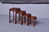 Nest of 3 Chinese Qing Dynasty Rosewood & Burr Wood Tables (8 of 11) Nest of 3 Chinese Qing Dynasty Rosewood & Burr Wood Tables (8 of 11)
