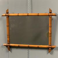 French faux bamboo mirror with foxing (4 of 4) French faux bamboo mirror with foxing (4 of 4)