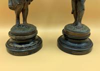 Fab Pair of 19th Century French Bronzed Spelter Statues Figurines Flower & Cherry Sellers (9 of 11) Fab Pair of 19th Century French Bronzed Spelter Statues Figurines Flower & Cherry Sellers (9 of 11)
