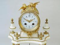 Antique Marble Portico Clock Garniture (2 of 12) Antique Marble Portico Clock Garniture (2 of 12)