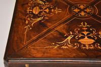 Antique Victorian Inlaid Rosewood Envelope Card Table (7 of 12) Antique Victorian Inlaid Rosewood Envelope Card Table (7 of 12)