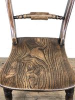 Pair of 19th Century Elm Bar Back Farmhouse Chairs (7 of 7) Pair of 19th Century Elm Bar Back Farmhouse Chairs (7 of 7)