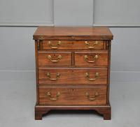 Small Georgian Mahogany Bachelors Writing Chest of Drawers with Provenance (2 of 24) Small Georgian Mahogany Bachelors Writing Chest of Drawers with Provenance (2 of 24)