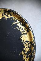 Black & Gilded Papier Mache Tray (6 of 10) Black & Gilded Papier Mache Tray (6 of 10)