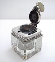 Antique Georgian 1829 Solid Sterling Silver & Glass Travelling Inkwell Ink Pot - 19th Century (3 of 10) Antique Georgian 1829 Solid Sterling Silver & Glass Travelling Inkwell Ink Pot - 19th Century (3 of 10)