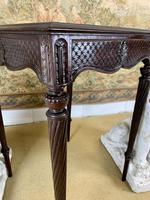 19th Century Carved Mahogany Occasional Table (7 of 7) 19th Century Carved Mahogany Occasional Table (7 of 7)