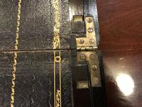 Burr Walnut Brass Inlaid Writing Box (4 of 17) Burr Walnut Brass Inlaid Writing Box (4 of 17)