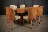Art Deco Epstein 6 Seat Dining Table & Chairs Suite (10 of 22) Art Deco Epstein 6 Seat Dining Table & Chairs Suite (10 of 22)